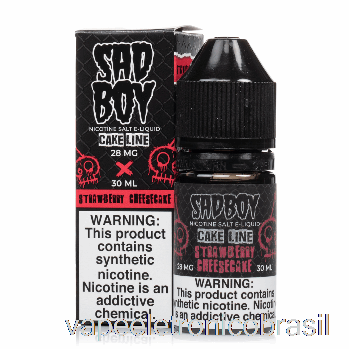 Cheesecake De Morango Vape Vaporesso - Sais Sadboy - 30ml 28mg